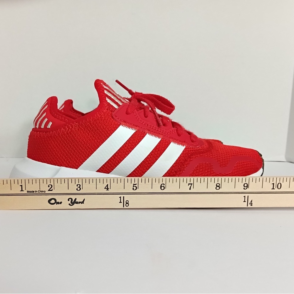 Adidas Kids Red Sneakers size 6.5 pre owned Exellent conditions - Picture 6 of 6